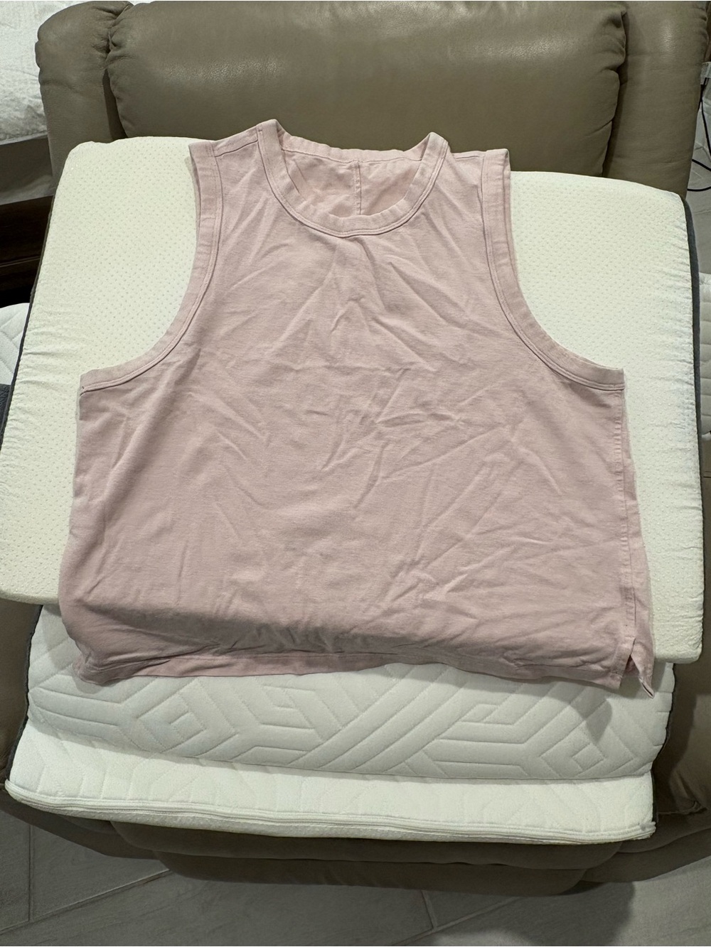 Pink lululemon cotton top